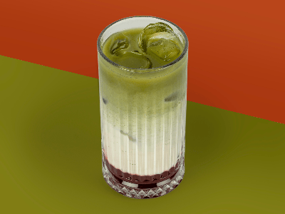 Strawberry Matcha Latte